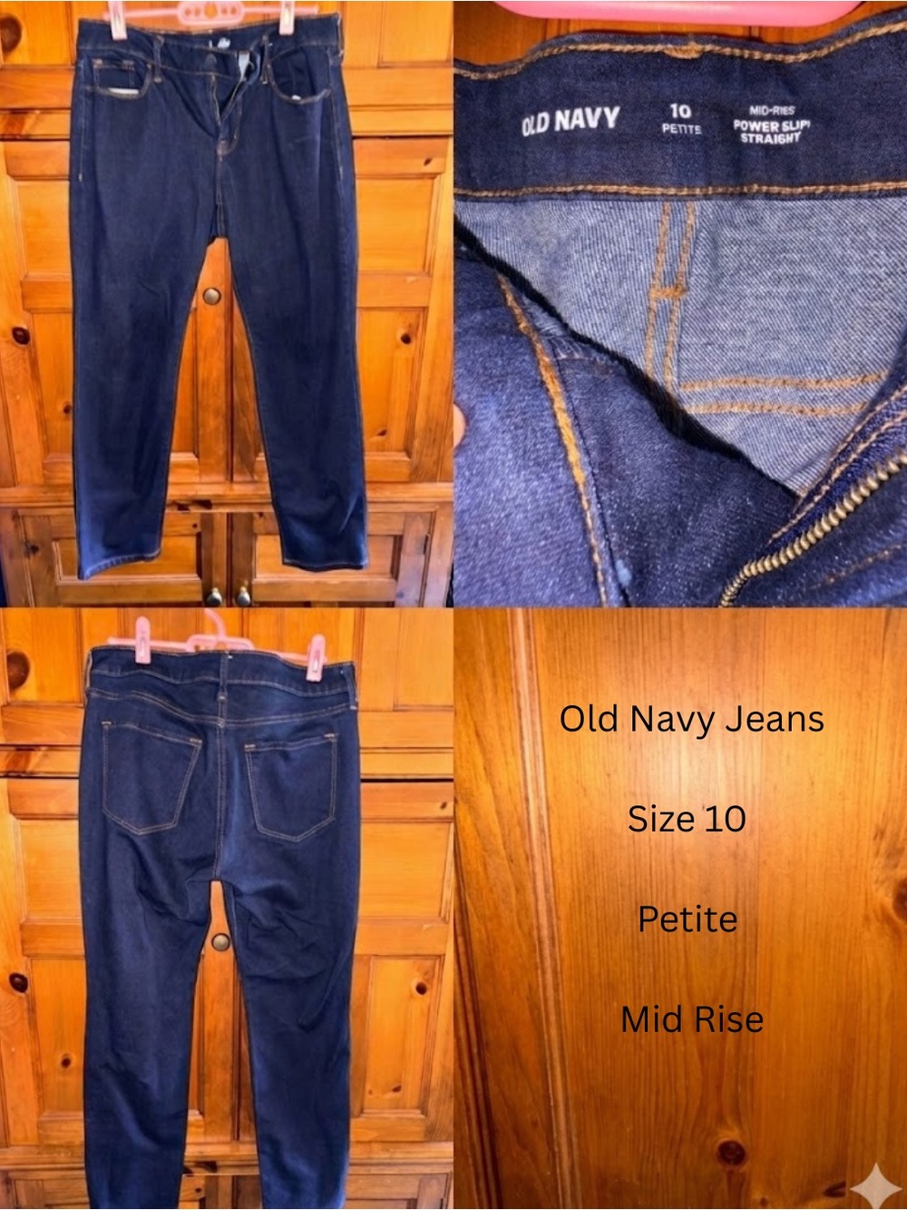 Old Navy Dark Indigo Straight Jeans